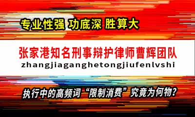 执行中的高频词“限制消费”究竟为何物?_张家港律师曹辉团队"